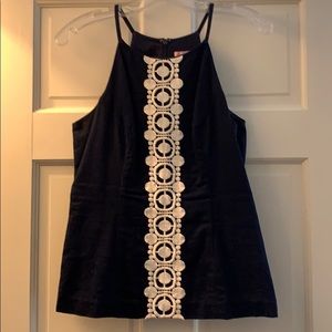Lilly Pulitzer Annabelle lace halter top
